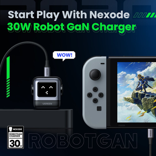  Ugreen Nexode 30W Robot GaN Charger