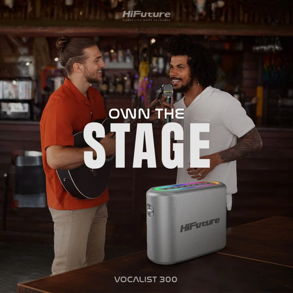 HiFuture Vocalist 300 Premium Wireless Bluetooth Speaker with Dual Microphone