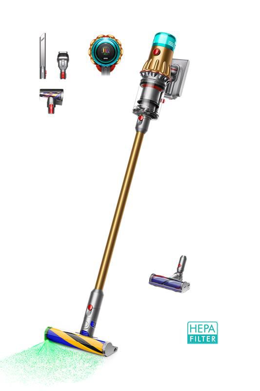  Dyson V12 Detect Slim Absolute (HEPA) Cordless Handheld Vacuum Cleaner