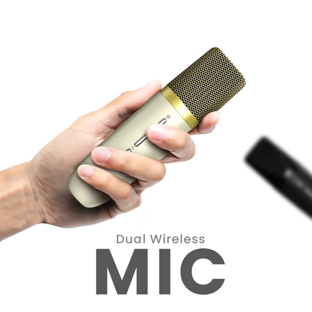  Hifuture Vocalist 100 - Premium Wireless Bluetooth Speaker with Microphone