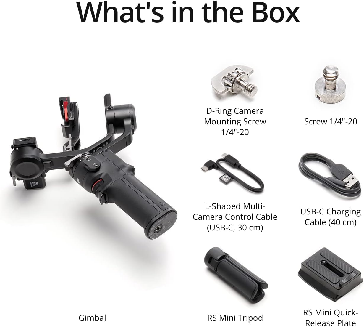  DJI RS 3 Mini - 3-Axis Mirrorless Gimbal Lightweight Stabilizer